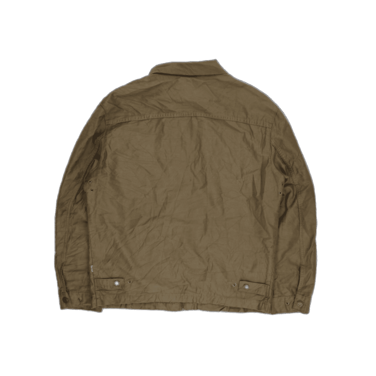 Levi Strauss & Co. Men's Khaki Workwear Jacket Large Cotton Collared