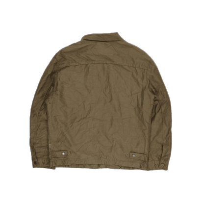Levi Strauss & Co. Men's Khaki Workwear Jacket Large Cotton Collared