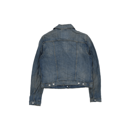 Levi's Light Blue Denim Jacket Large Cotton Blend Vintage Collared