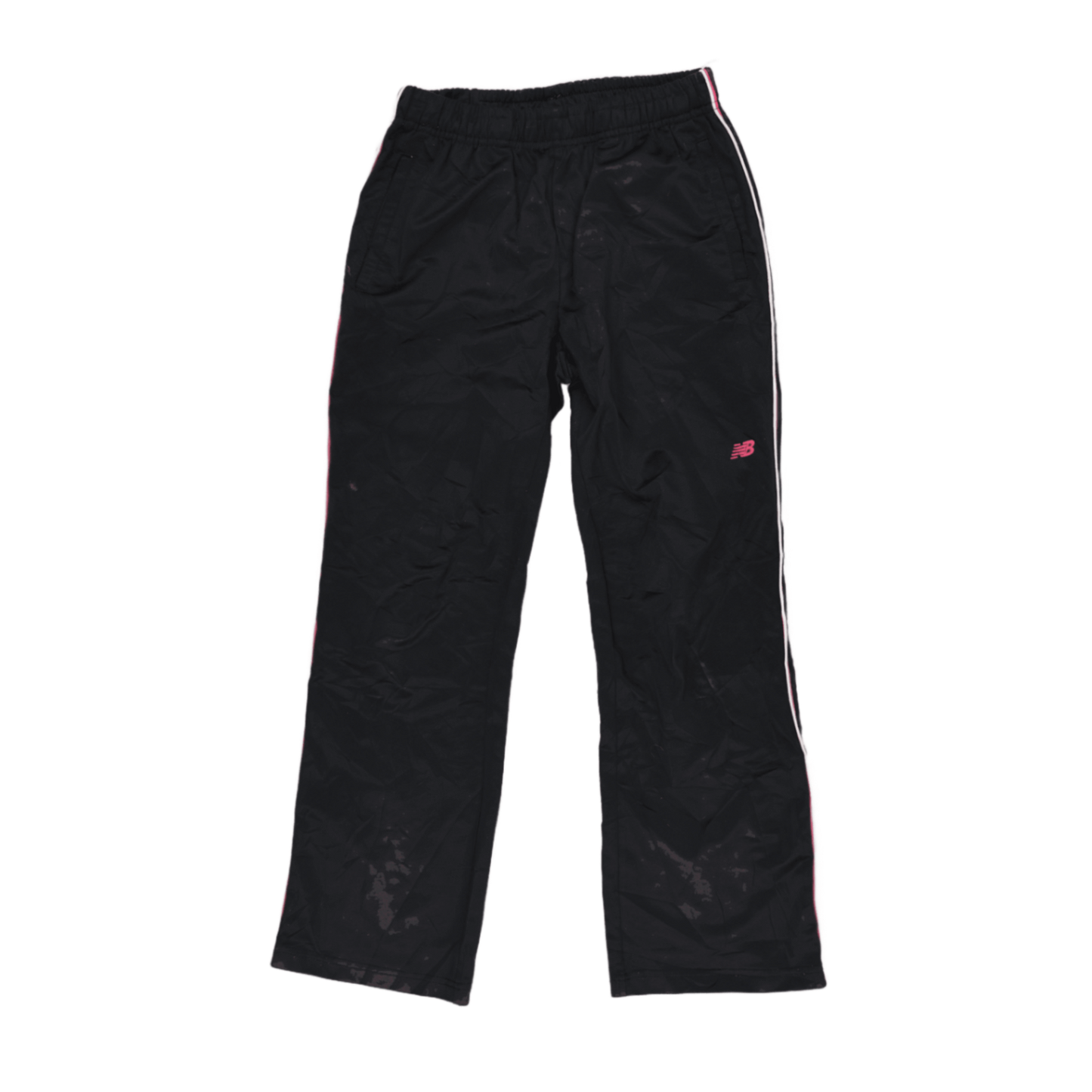 New Balance Black Track Pants Medium 78cm Inseam 38cm Waist Polyester