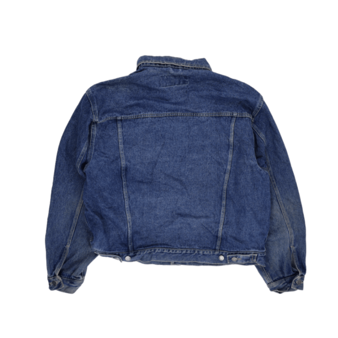 Wrangler Hero Vintage Denim Jacket Blue XL 100 Percent Cotton Collared