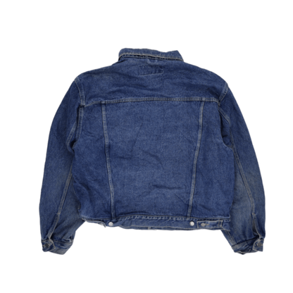 Wrangler Hero Vintage Denim Jacket Blue XL 100 Percent Cotton Collared