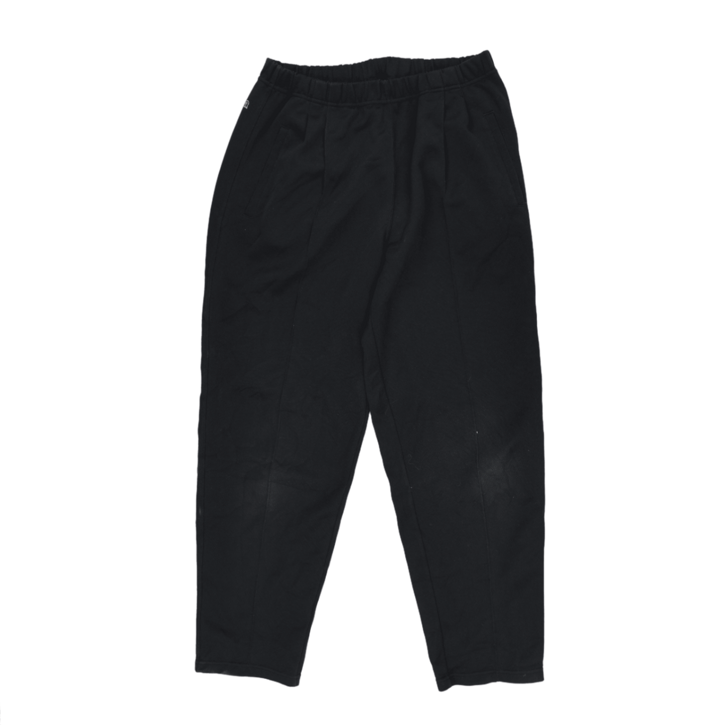 Kappa Black Track Bottoms Large Poly-Cotton Blend Vintage Mens Trousers