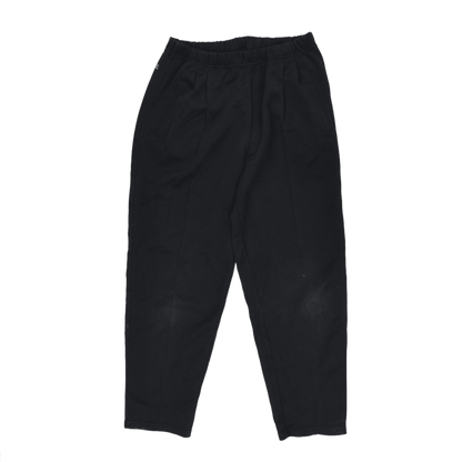 Kappa Black Track Bottoms Large Poly-Cotton Blend Vintage Mens Trousers