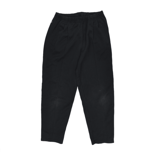 Kappa Black Track Bottoms Large Poly-Cotton Blend Vintage Mens Trousers