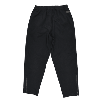 Kappa Black Track Bottoms Large Poly-Cotton Blend Vintage Mens Trousers