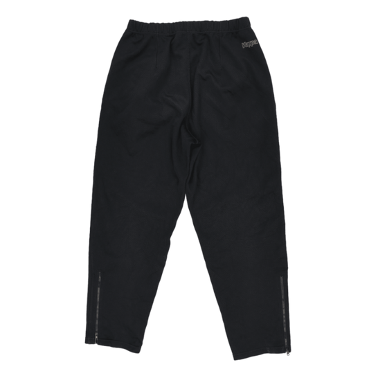 Kappa Black Track Bottoms Large Poly-Cotton Blend Vintage Mens Trousers