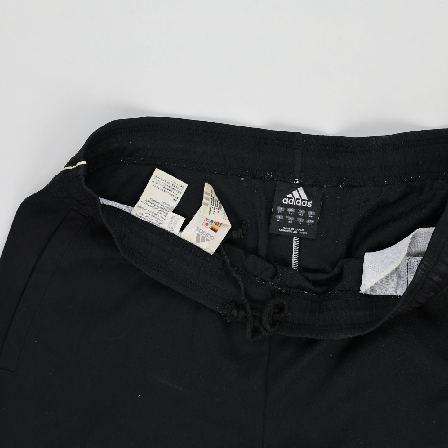 adidas Climalite Black Track Trousers Men Medium 76 cm Inseam 84 cm Waist Polyester