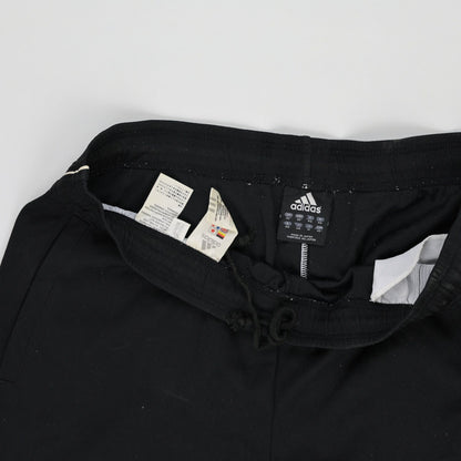 adidas Climalite Black Track Trousers Men Medium 76 cm Inseam 84 cm Waist Polyester