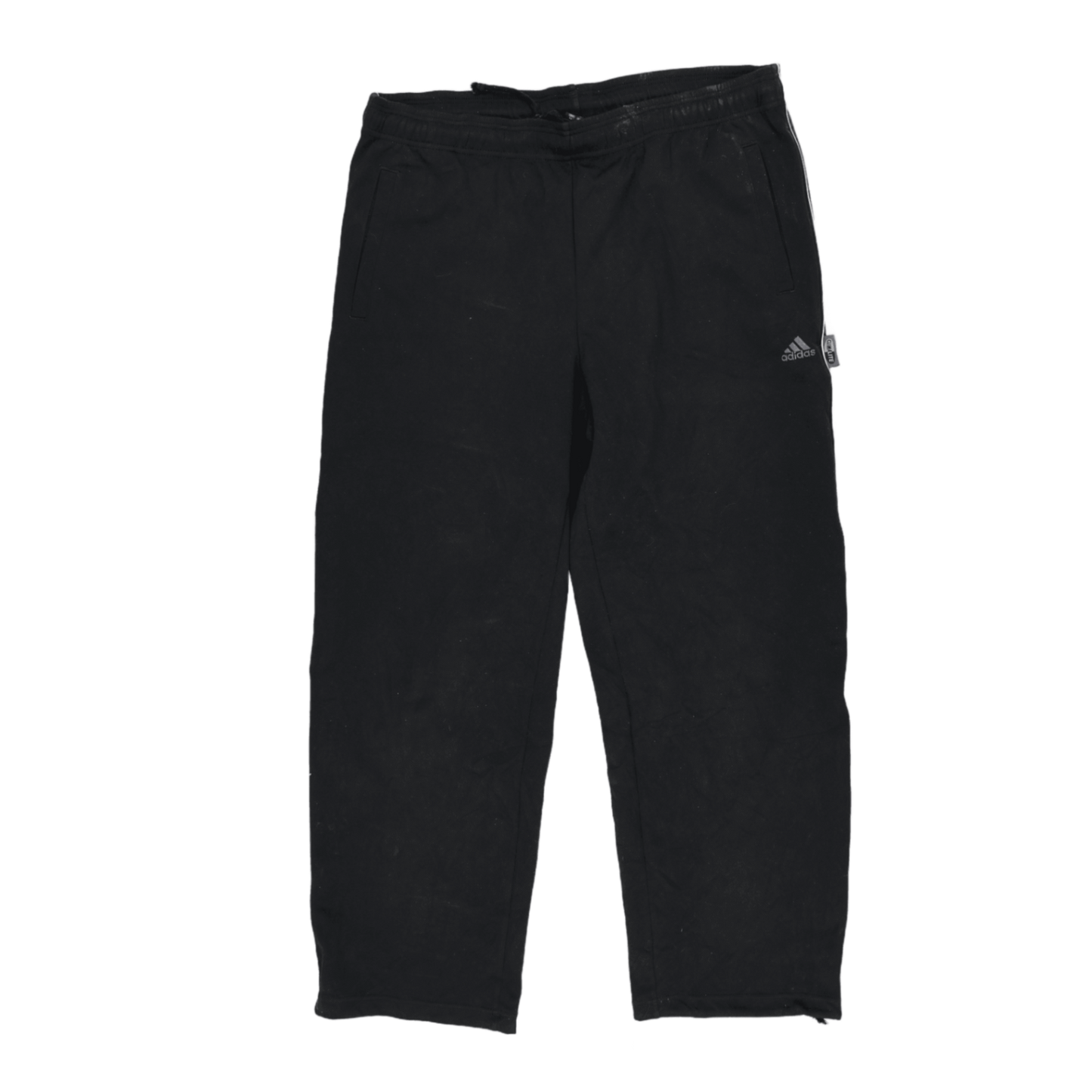 adidas Climalite Black Track Trousers Men Medium 76 cm Inseam 84 cm Waist Polyester