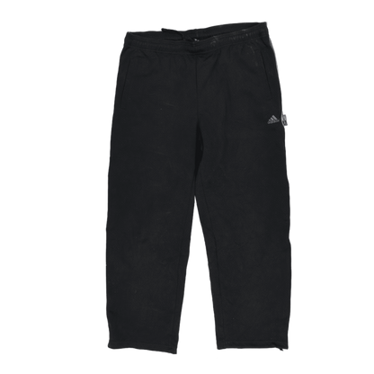 adidas Climalite Black Track Trousers Men Medium 76 cm Inseam 84 cm Waist Polyester