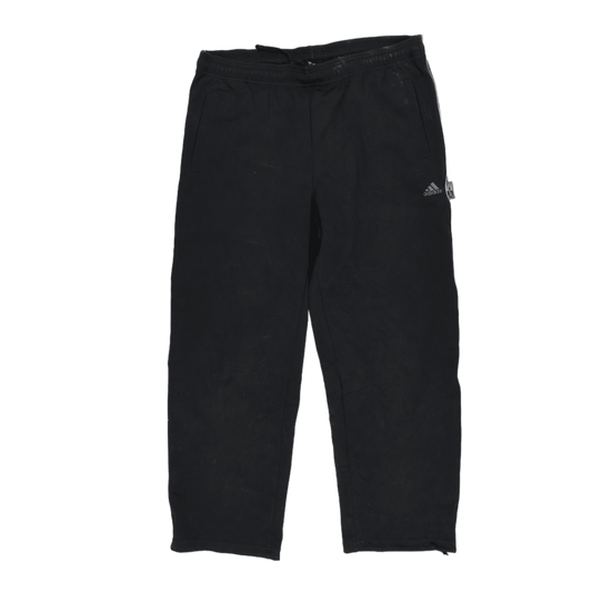 adidas Climalite Black Track Trousers Men Medium 76 cm Inseam 84 cm Waist Polyester