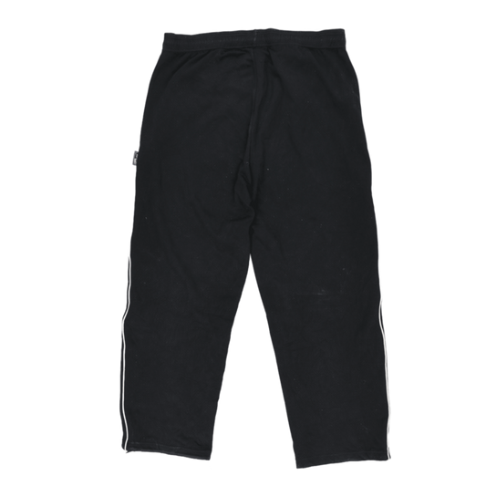 adidas Climalite Black Track Trousers Men Medium 76 cm Inseam 84 cm Waist Polyester