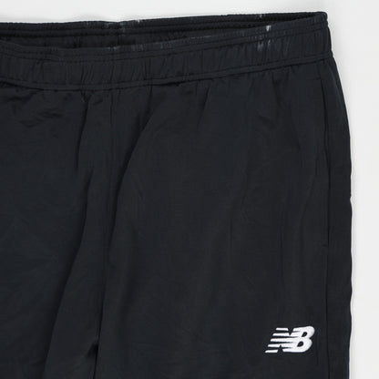 New Balance Black Track Pants Large 78 cm Inseam Polyester Vintage Mens