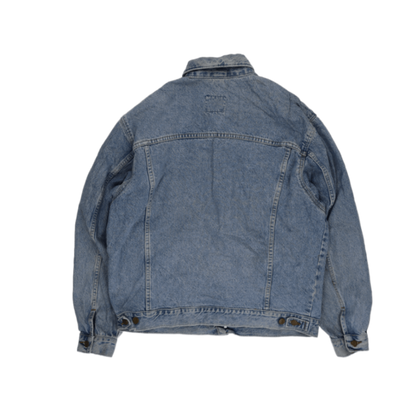 Lee Vintage Denim Jacket Light Blue XL 66 cm Pit to Pit 69 cm Collar to Hem 63 cm Sleeve Length