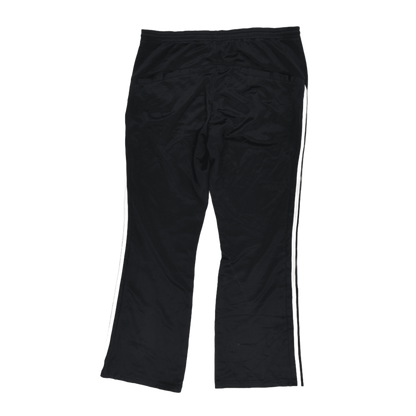 Adidas Black Track Pants Large 80 cm Inseam 40 cm Waist Polyester Mens Clothing