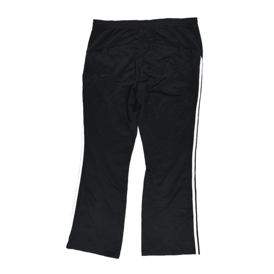 Adidas Black Track Pants Large 80 cm Inseam 40 cm Waist Polyester Mens Clothing
