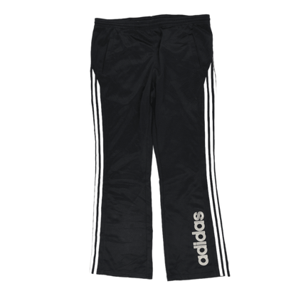 Adidas Black Track Pants Large 80 cm Inseam 40 cm Waist Polyester Mens Clothing