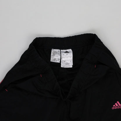 adidas Women's Black Track Trousers UK 10 77cm Polyester
