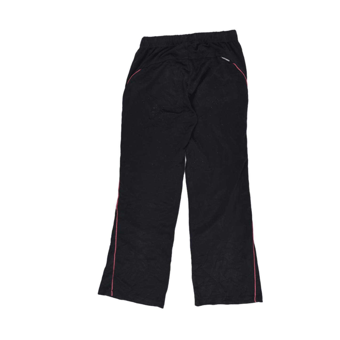 adidas Women's Black Track Trousers UK 10 77cm Polyester