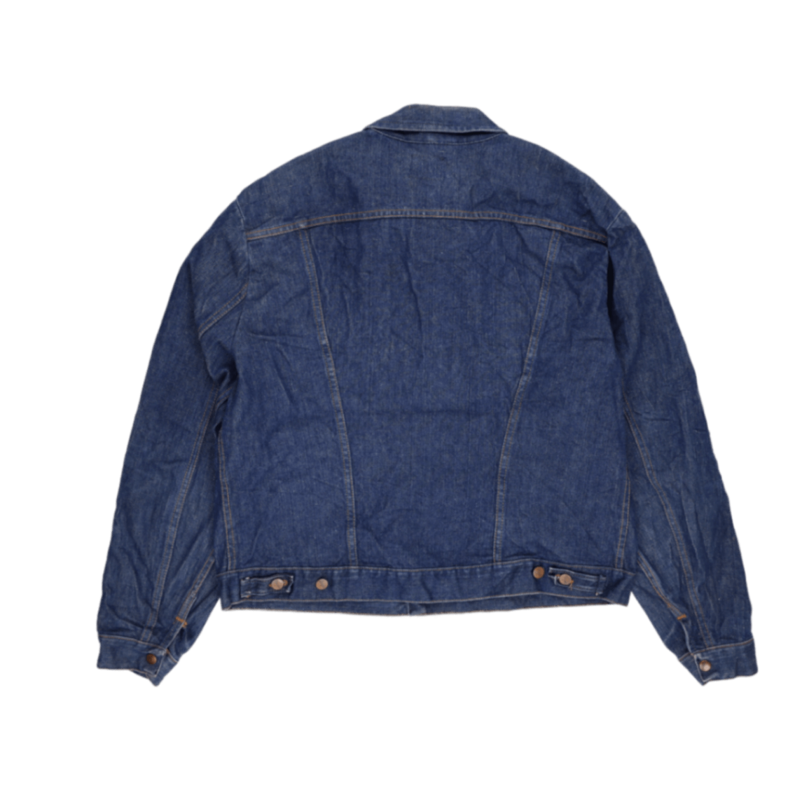 Wrangler Vintage Denim Trucker Jacket Blue Size 50 Large Cotton