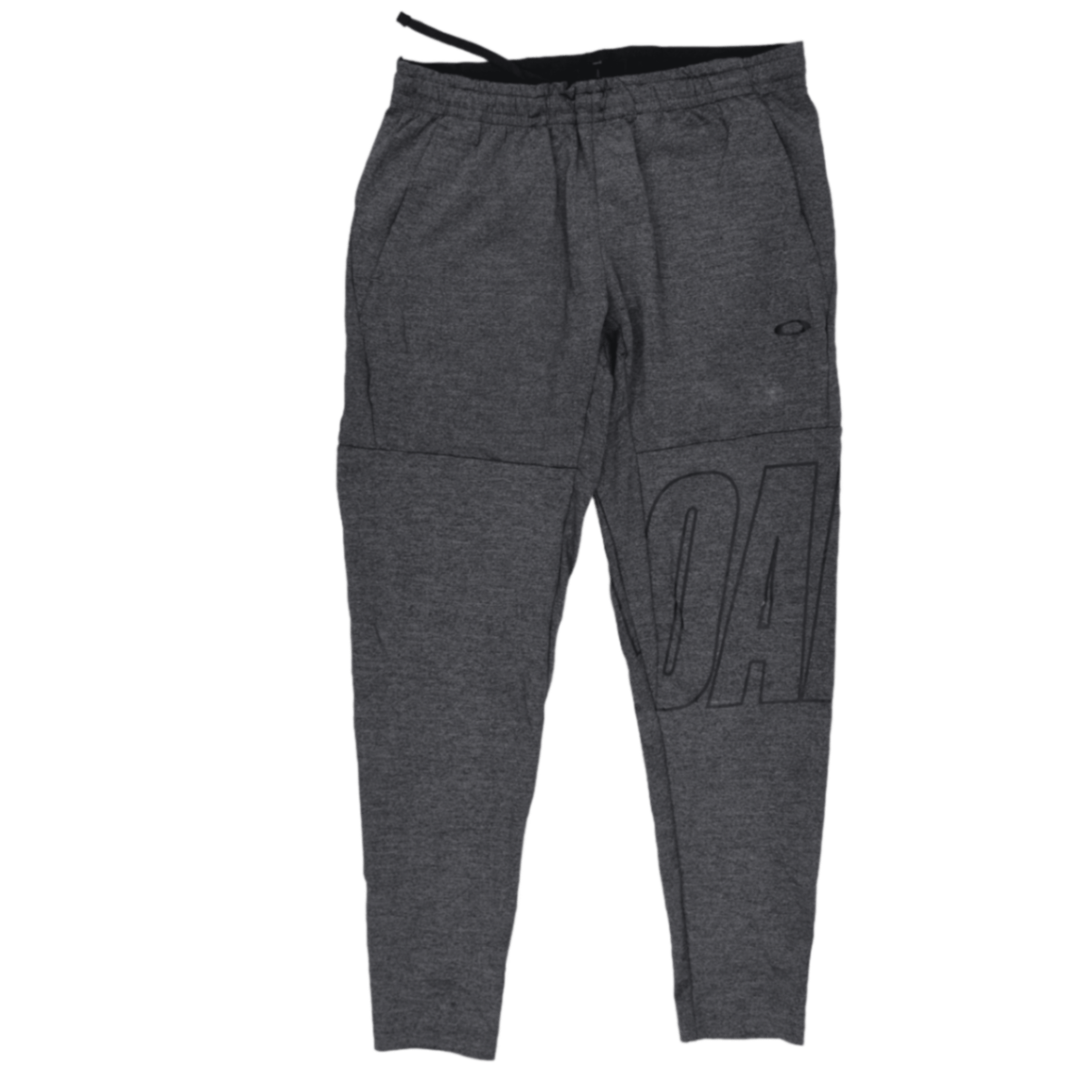 Oakley Men's Joggers Dark Heather Grey Medium Polyester Blend 74cm Inseam