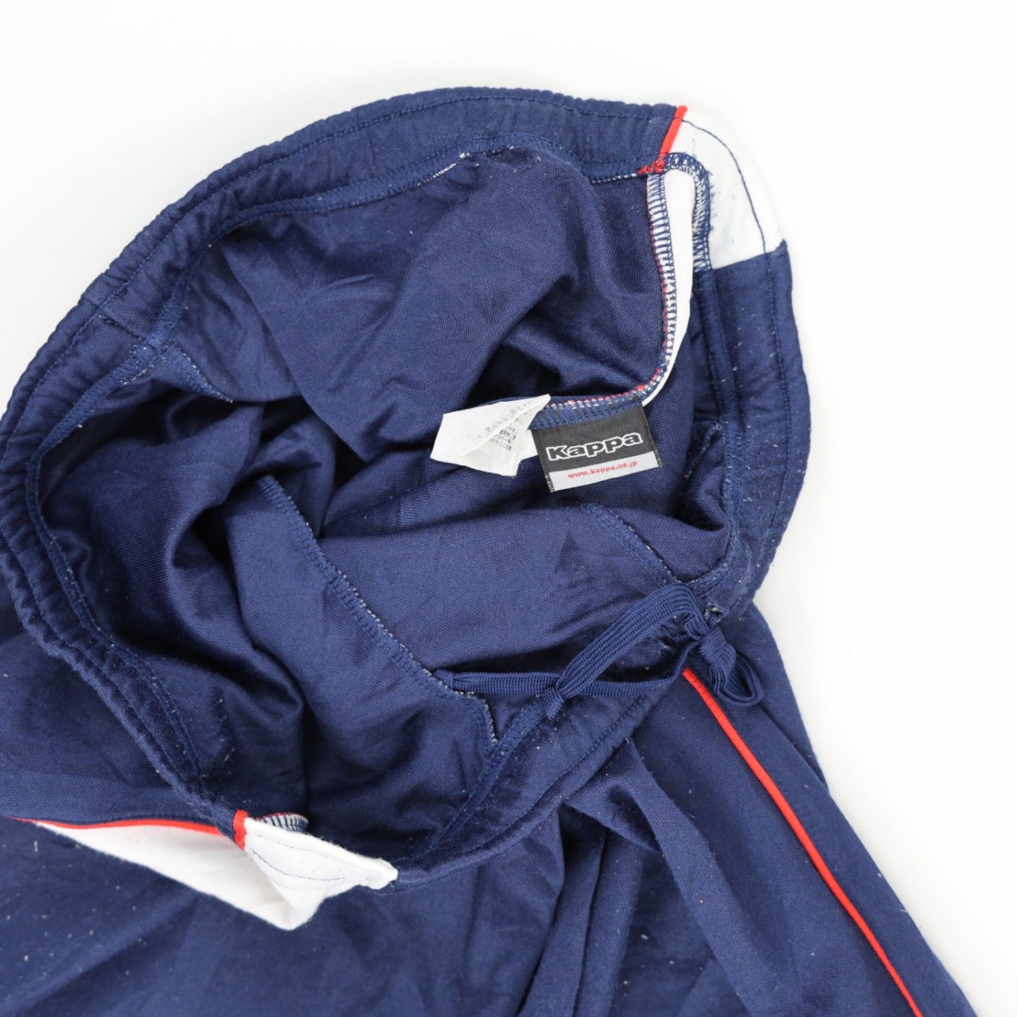 Kappa Navy Blue Track Trousers Men's Medium Cotton Blend 77 cm Inseam 40 cm Waist