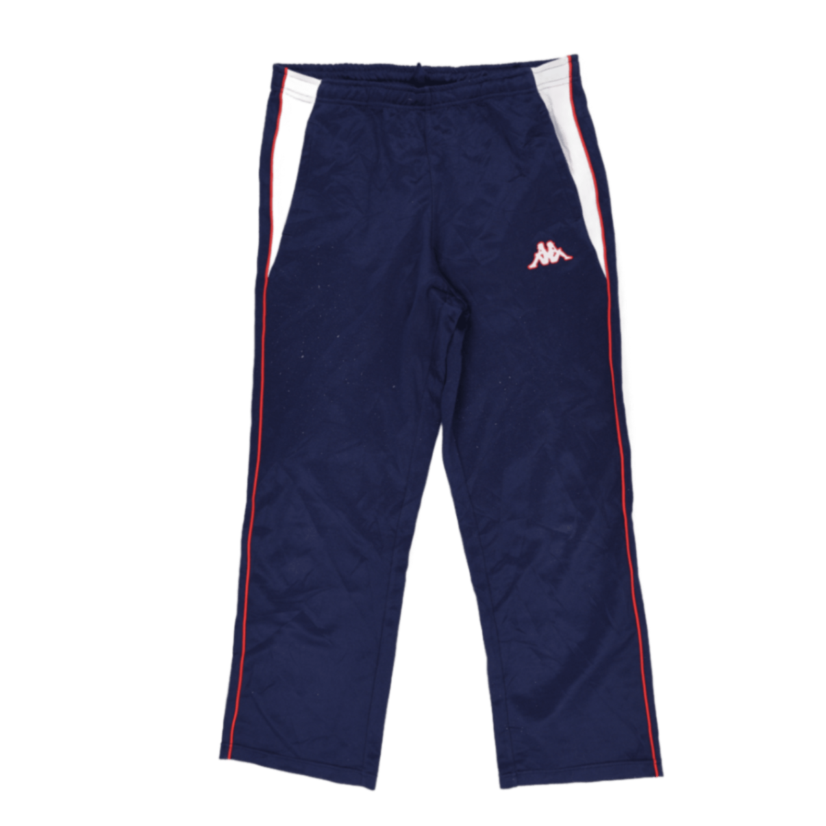 Kappa Navy Blue Track Trousers Men's Medium Cotton Blend 77 cm Inseam 40 cm Waist