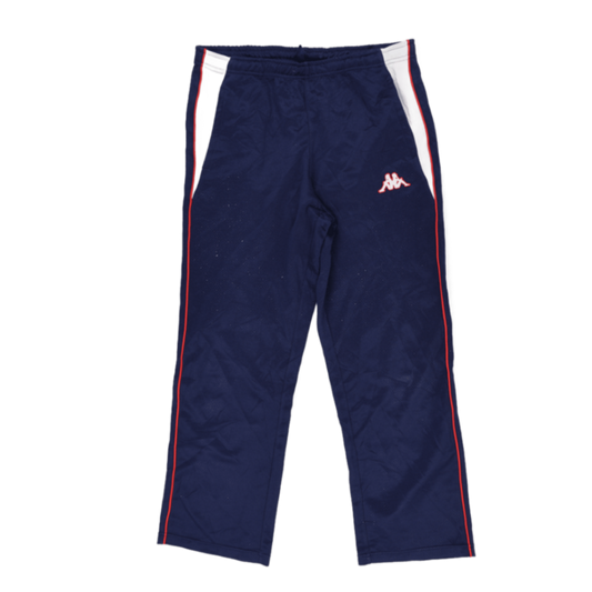 Kappa Navy Blue Track Trousers Men's Medium Cotton Blend 77 cm Inseam 40 cm Waist