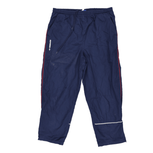Umbro Navy Blue Track Pants Men's Size L 42 Waist 77 Inseam Nylon