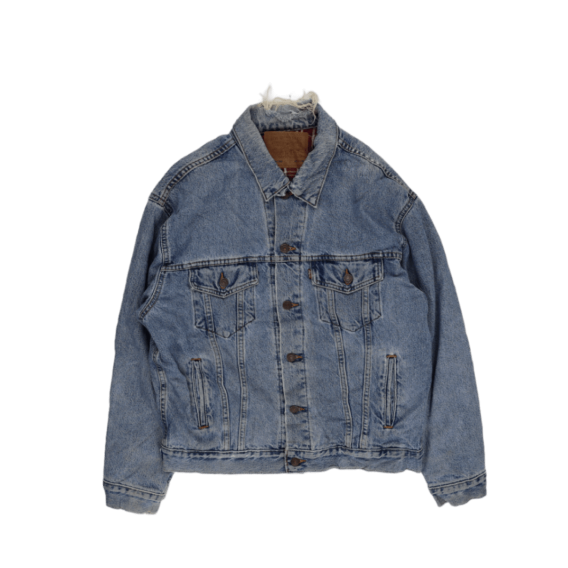 Levi's Vintage Blue Denim Trucker Jacket Medium Cotton