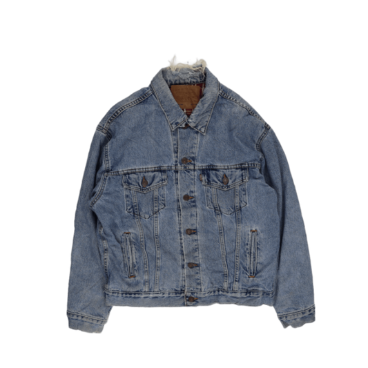 Levi's Vintage Blue Denim Trucker Jacket Medium Cotton