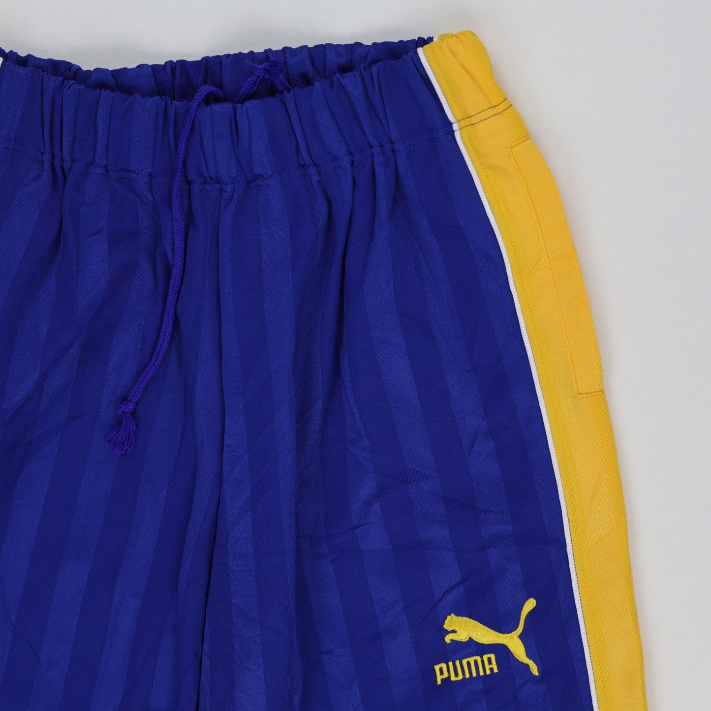 PUMA Men's Trackpants Blue Yellow XL Polyester