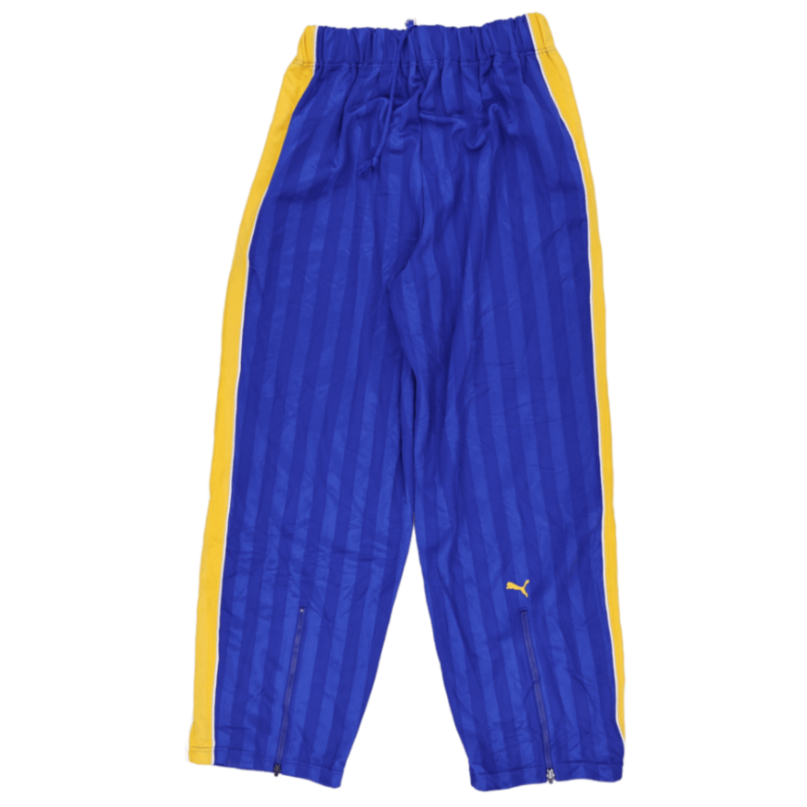 PUMA Men's Trackpants Blue Yellow XL Polyester