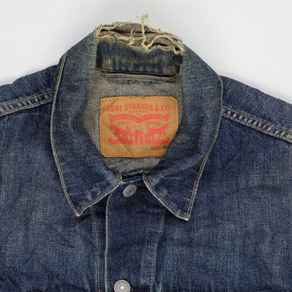Levi's Vintage Trucker Jacket Blue Medium Cotton Denim