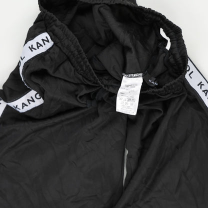 Kangol Black Track Trousers Large 76 cm Inseam 42 cm Waist Polyester Mens Clothing