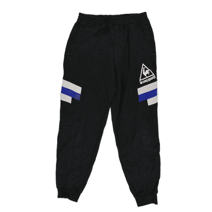 Le Coq Sportif Vintage Black Track Trousers Medium 76 cm Inseam Polyester Mens Clothing