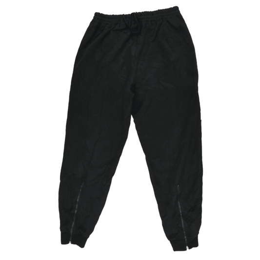 Le Coq Sportif Vintage Black Track Trousers Medium 76 cm Inseam Polyester Mens Clothing