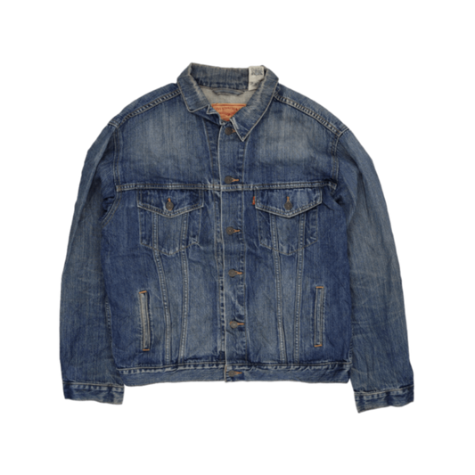 Levi's Vintage 70507 XL Blue Denim Jacket for Men 100 Percent Cotton Collared