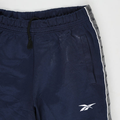 Reebok Vintage Navy Blue Track Pants Large 76 cm Inseam Polyester
