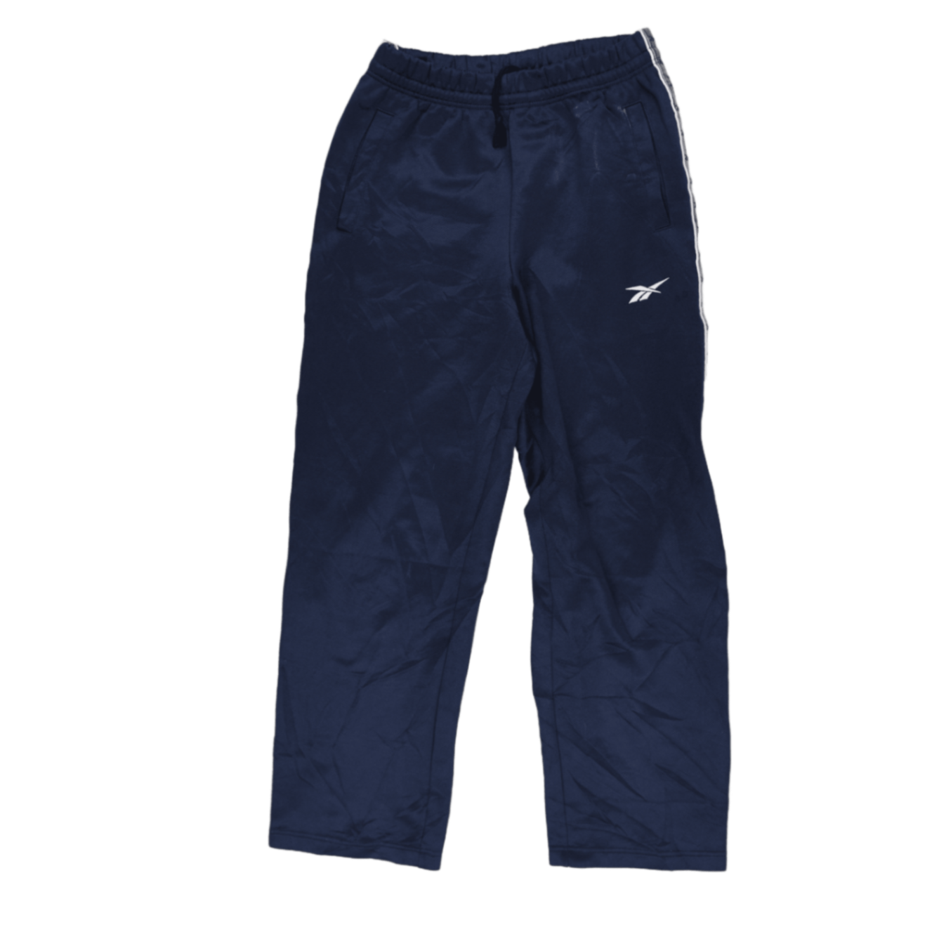 Reebok Vintage Navy Blue Track Pants Large 76 cm Inseam Polyester