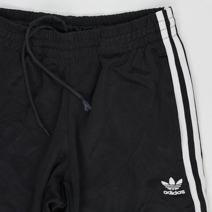 adidas Originals Black 3-Stripes Track Pants Mens Medium 76 cm Inseam 41 cm Waist Polyester