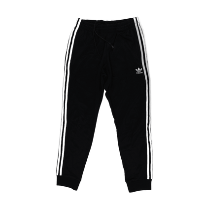 adidas Originals Black 3-Stripes Track Pants Mens Medium 76 cm Inseam 41 cm Waist Polyester