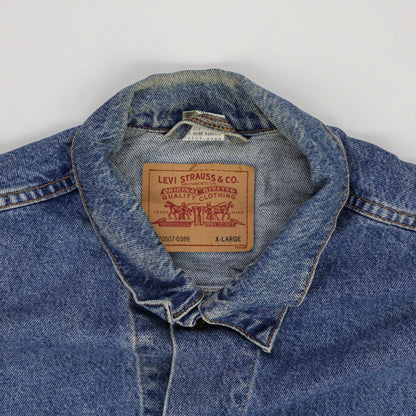 Levi Strauss & Co. Denim Jacket Blue X-Large Used Good Condition