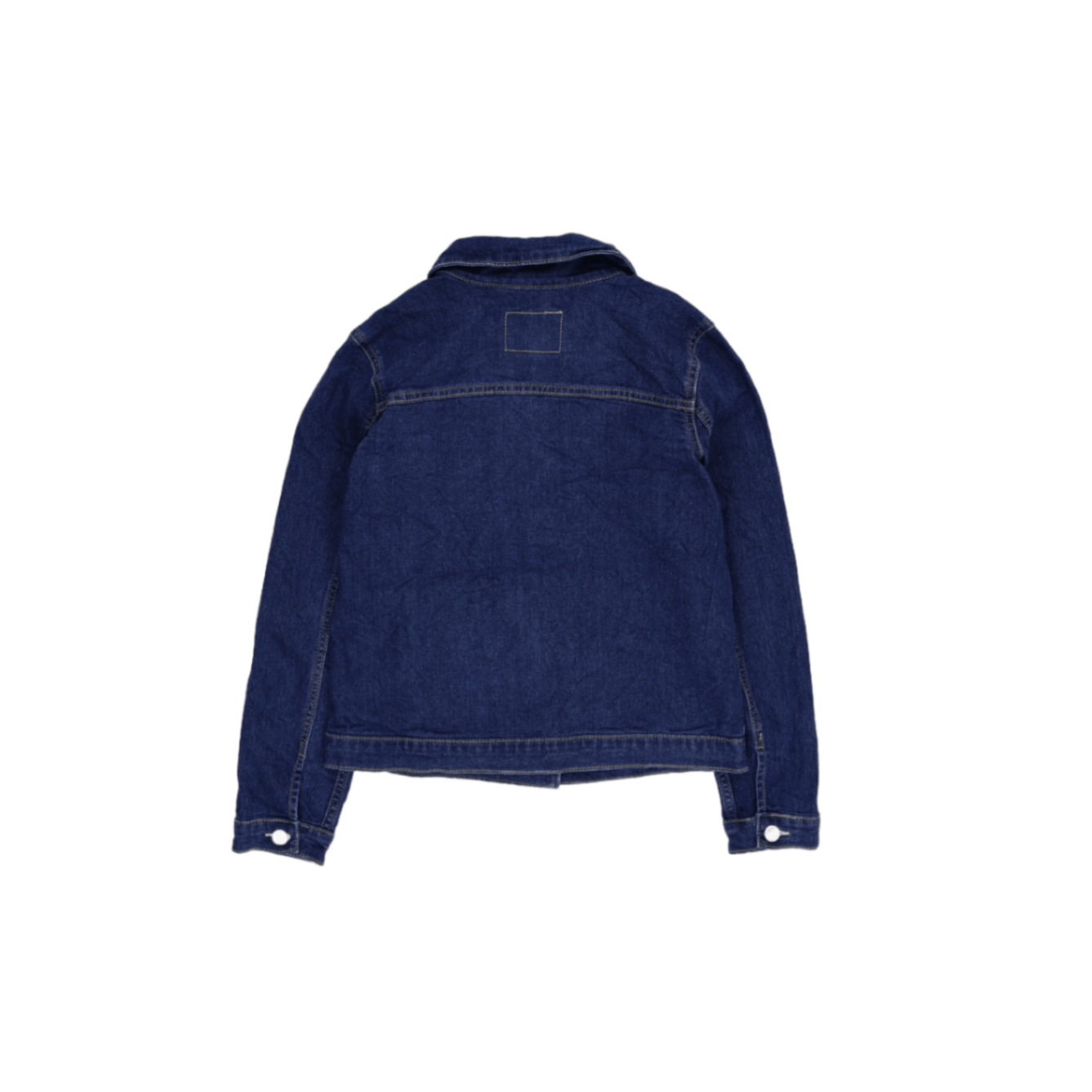Levi's Vintage Indigo Blue Denim Trucker Jacket Large Cotton Collared