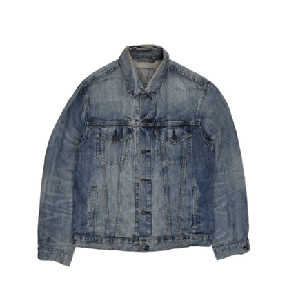 Levi's Vintage Blue Denim Trucker Jacket Large Cotton