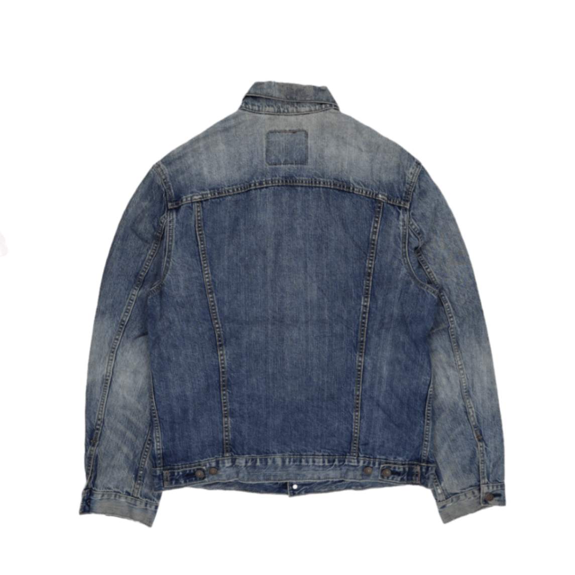 Levi's Vintage Blue Denim Trucker Jacket Large Cotton