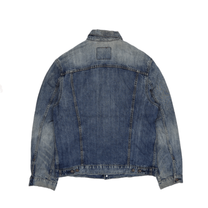 Levi's Vintage Blue Denim Trucker Jacket Large Cotton