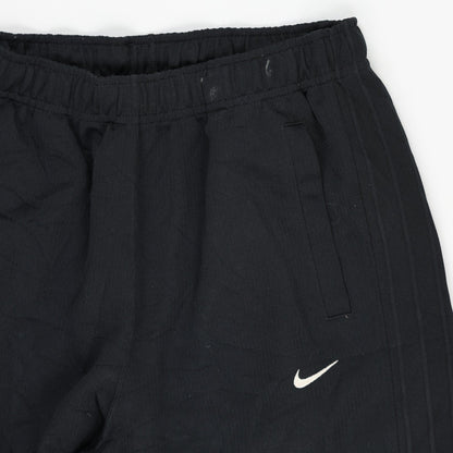 Nike Black Track Pants Large Polyester Vintage Men's 43 Waist 78 Inseam Made in Japan