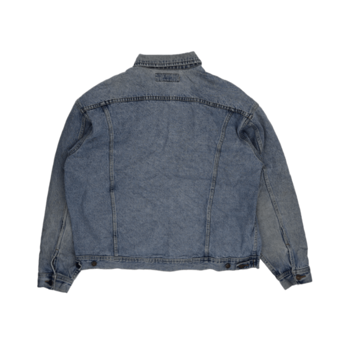 Lee Vintage Denim Jacket Light Blue XL 100 Percent Cotton Collared